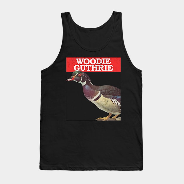 Woodie Guthrie Tank Top by rararizky.bandung